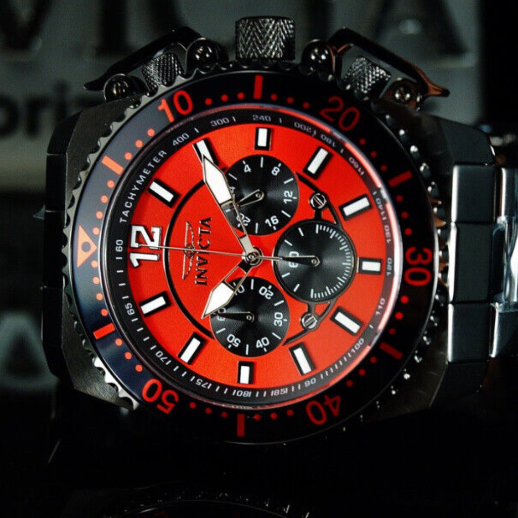 Invicta Pro Diver Red Dial Men Watch Invicta Pro Diver Red Dial Men Watch